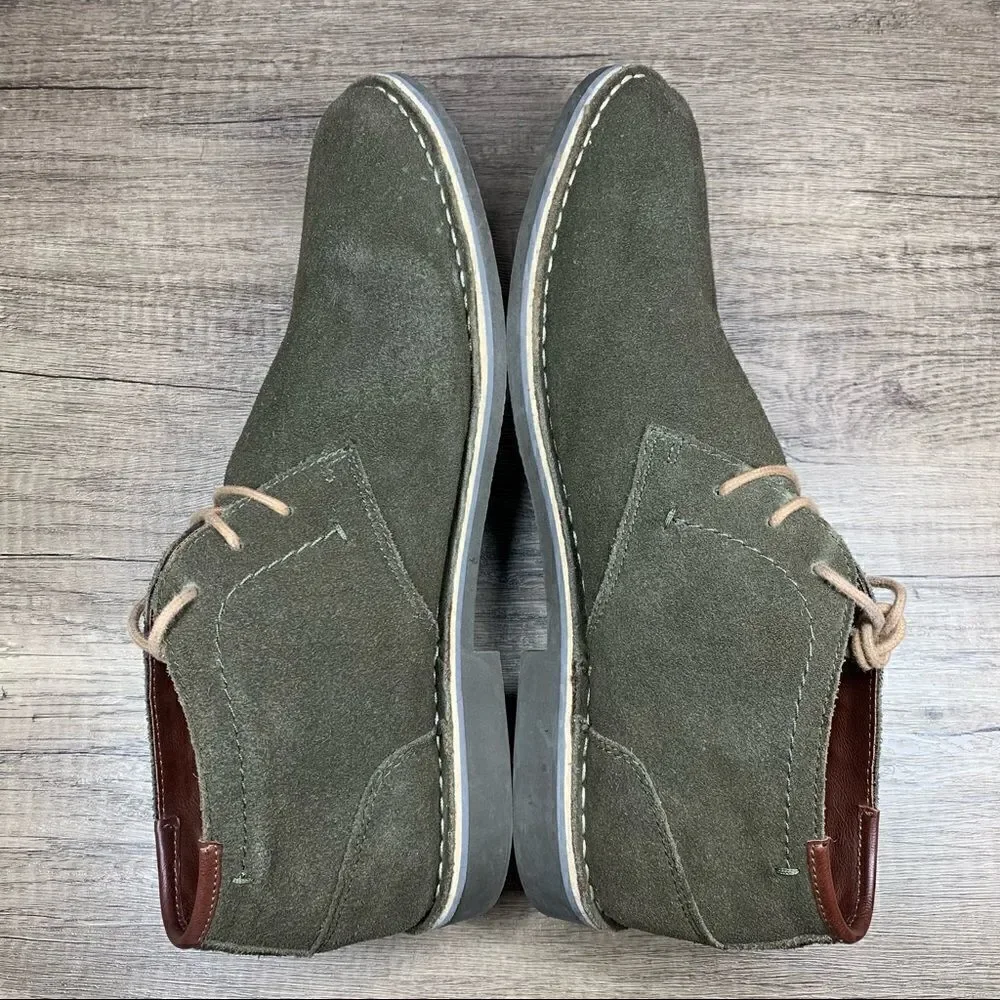 Kenneth Cole Reaction~Men's Desert Sun~Suede~Chukka Boots~Green~Size 13M‎